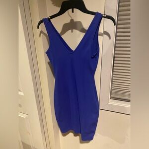 Short royal blue dress